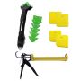 12 Pcs Caulking Finishing Tool Kit With 10OZ Caulk Gun