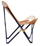 Four Corners Leather Butterfly Chair CH16