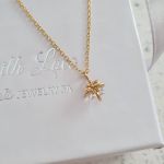 Presley-gold Gold Plated 925 Sterling Silver Tiny Gift Box Necklace 6MM 45CM Chain