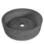 Charcoal Round Cement Countertop Sink 40CM X 12 Cm