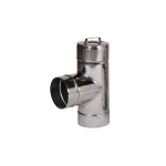 Tech 150 Mm T-piece 90 Deg S S Single