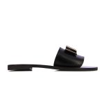 Slip-on Bow Sandals -black