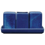 Nova Style 4PC Condiment Set Blue