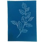 Silkscreen Stencil Branch With Leaves 17 X 14CM