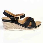 Cross Wedge - Black - 8