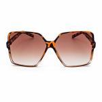 Dollger Oversized Square Sunglasses For Women Big Large Wide Fashion Shades For Men 100% Uv Protection Unisex Leopard