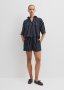 Yarn Dyed Cuff Linen Short