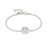 Domina Bracelet With Square With Cubic Zirconia
