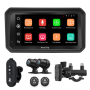 6 Motorcycle Wireless Carplay Android Auto Hicar Dual Lens Recorder