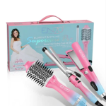 Enzo EN-3312 Straightener Curler 3 In 1 Electrichair Straightener Brush & Curler.