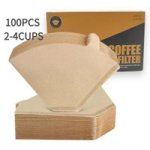 Coffee Accessories Filters Cone 100 Pcs Size 100PCS 1-4CUPS
