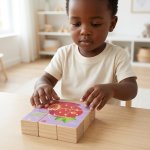 Six-sided Strawberry Puzzle Toy