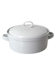 White Ceramic Oven Dish 31CM - None None