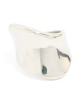 Waterproof Stainless Steel Organic Smooth Ring - M l