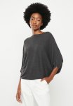 New Behave Batsleeve Pullover Knit - Dark Grey