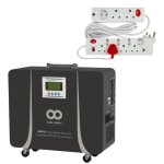 Mobile Inverter Trolley - 50AH Battery With 8-WAY Multi-plug