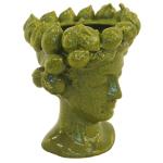 Lime Ceramic Head Vase
