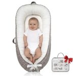 Infant Support Cushion Organic Cotton Infant Support Cushion Reversible Adjustable & Portable Floor Cushion Soft Breathable Wash