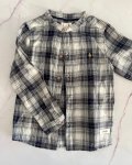 Newbie Blue Checked Collared Shirt 3 4Y