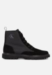 Calvin Klein Eva Mid Laceup Lth Boot Hiking - Black