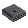 4K@60HZ Aluminum HDMI 2.0 Switcher 2 In 1 Out HDMI Splitter 1 In 2 Out