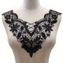 1pc Premium Water-Soluble Lace Embroidery Applique - 3D Floral Collar Patch For DIY Dress & Clothing Decoration Available In Multiple Colors
