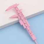 Plastic Vernier Caliper For Eyebrow Measuring Non-electric Precision Measurement Tool For Permanent Makeup Dual Scale Portable C