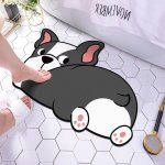 Super Absorbent Character Diatomite Bath Mats - 90X60 Perrfect Tiger