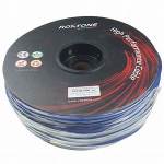 Microphone Screened Cable Round - 2 Core Black 100M Roll