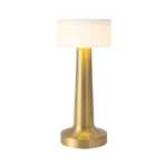 Golden Beacon Table Lamp USB Rechargeable Wide Diffuser