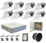 Hikvision Hik Hd-tvi 8 Ch Hi-res Dvr Installer Kit
