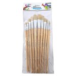 Academy Artist Brush Set Horse Hair 12PC