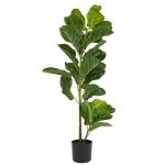 Faux Fiddle Leaf Plant 90CM - Artificial Indoor Home Decor