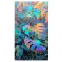 Decor Self-adhesive Reusable Leaf Pattern Static Cling Window Film - 99CM