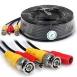 Cctv Cable Coax Bnc RG59 & Power Adaptor - 300M Pure Copper