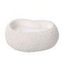 Dalia Cement Pot Candle White 16X10X7CM