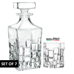 Rcr Etna Crystal Whisky Set Of 7