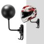 2pcs Motorcycle Helmet Wall Mount With 180 Rotation & Dual Hooks - Perfect For Hanging Helmets Gloves Backpacks & Riding Gear Motorcycle Gear Motorcycle Helmet Accessories