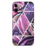 Geometric Fashionable Marble Design Phone Cover For Iphone 12
