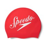 Speedo Printed Logo Silicone Cap