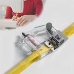 1PC Domestic Multifunctional Sewing Machine Edge Joining Foot Electric Bias Tape Binder Small Cylinder Folding Hemming Attachmen