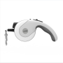 Retractable Dog Leash With One-touch Brake Hands-free Poop Bag Holder And