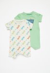 Levi's Lvb Doodle Logo 2 Pack Romper - Oat Milk Heather