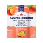Zero Peach Clementine Sparkling Drink - 330ML X 6