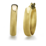 Sterling Silver & Yellow Gold Hoop Earrings