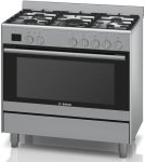 Bosch Serie 6 90CM Freestanding Gas Electric Cooker Double Fan