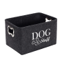 Felt Pet Toy Storage Basket With Handles Dog Toy Storage Box - 38CM