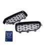F30 Diamond Style Kidney Grills Gloss Black & Silver