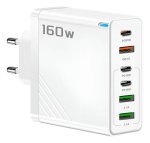 160W Fast Charge 3 USB + 3 Pd Plug