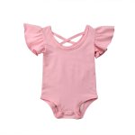 Pink Cross Back Romper